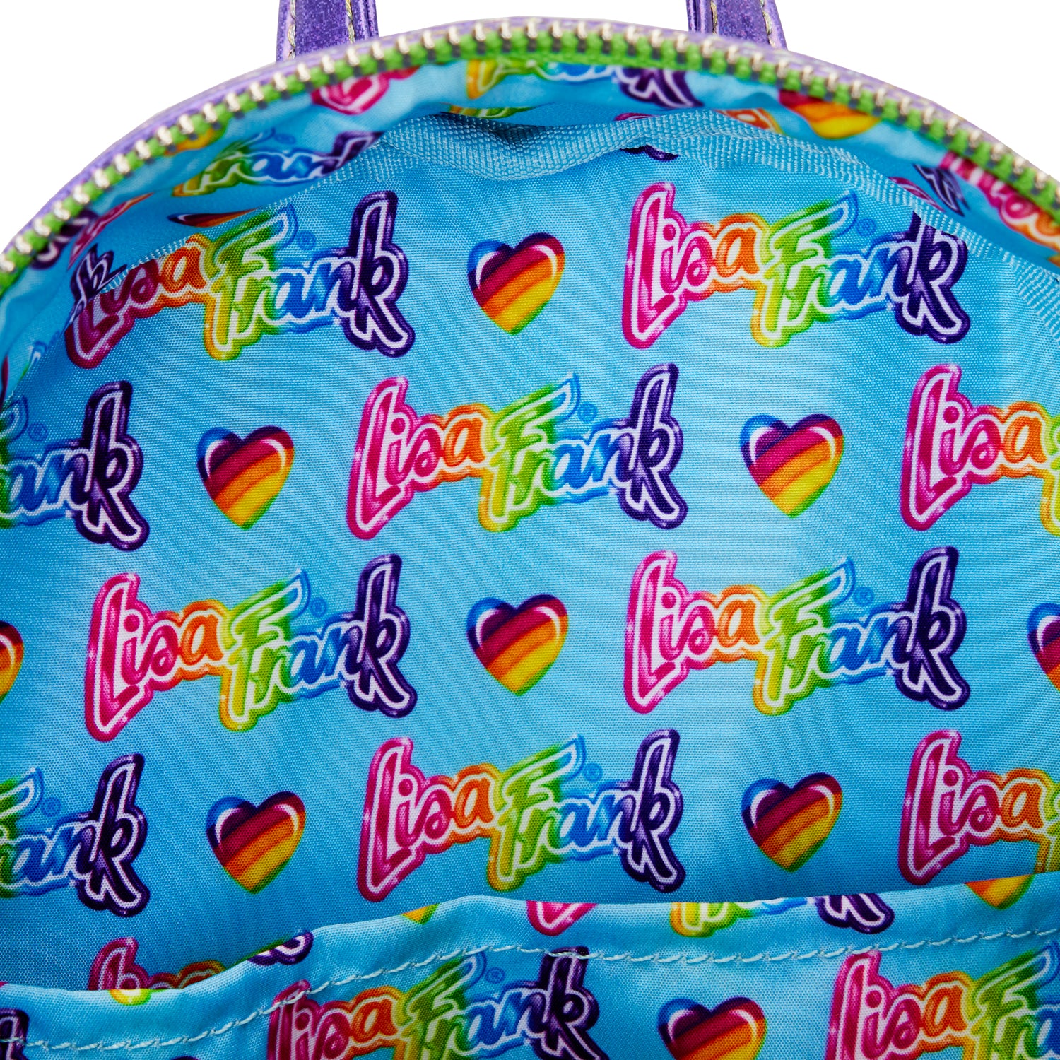 Holographic Glitter Color Block Mini Backpack - Image 7