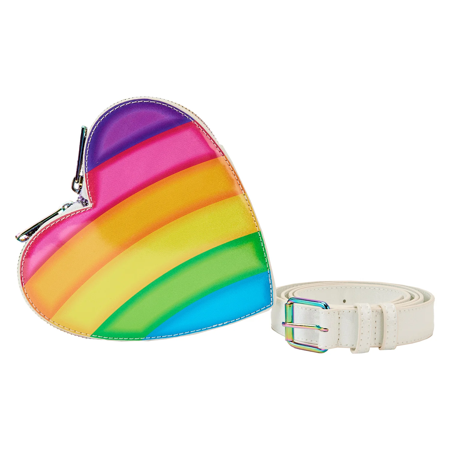 Rainbow Heart Mini Backpack with Waist Bag - Image 7